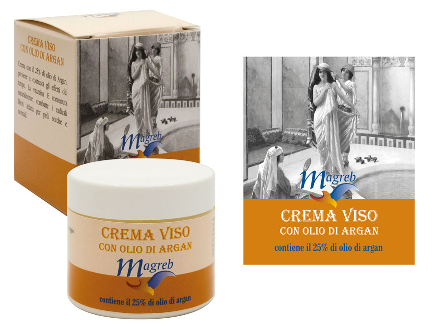 CREMA VISO con olio di ARGAN 25% “MAGREB” (50ml) - Carone