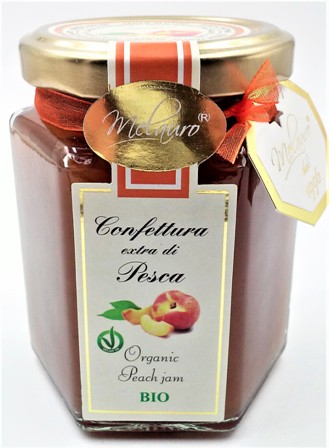 Confettura extra di Pesche Siciliane Bio (230g) - Melauro