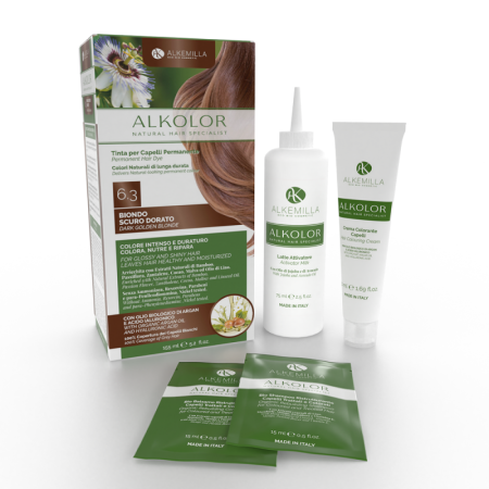 6.3 BIONDO SCURO DORATO Tinta per Capelli Permanente (155ml)