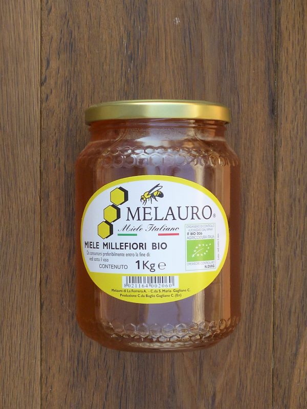 Miele Millefiori Siciliano Bio (1kg) - Melauro