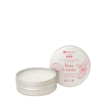 Crema mani "Rosa&Karitè" (60ml) - La Saponaria