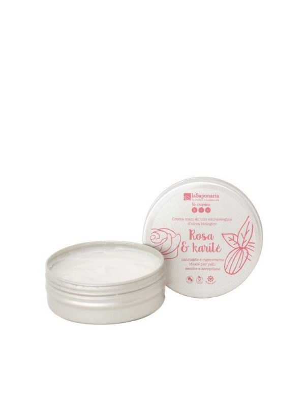 Crema mani "Rosa e Karitè" (60ml)