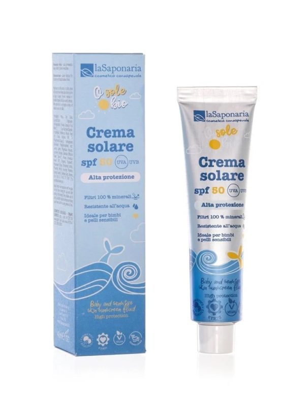 Crema Solare SPF 50 Travel Size (40ml) - La Saponaria