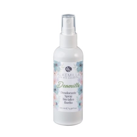 Deomilla Talco Fiorito Bio Deodorante Spray (100ml) - Alkemilla