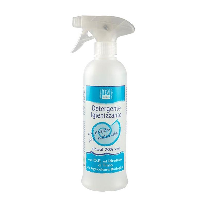 Detergente Igienizzante Spray 70% Alcool al Timo (500ml) - TeaNatura