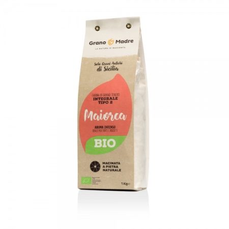 Farina Integrale di Grano Tenero Maiorca BIO (1kg)