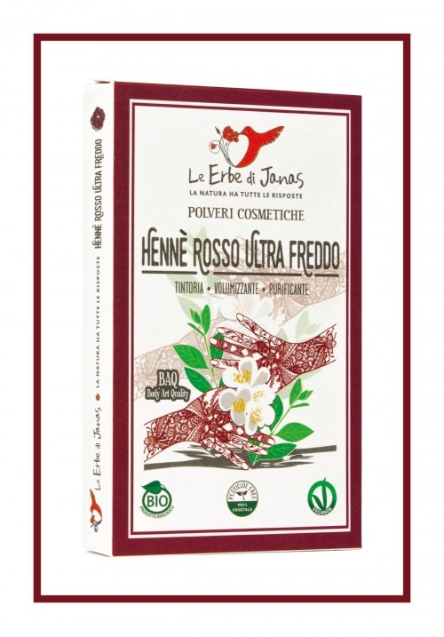 Hennè Rosso Ultra Freddo (100gr) - Le Erbe di Janas