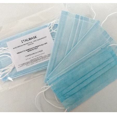 MASCHERINE MONOUSO (conf. 5 pz)