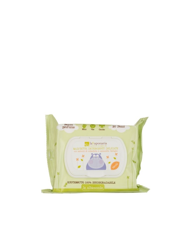 Salviette detergenti delicate (20 pz) - LaSaponaria