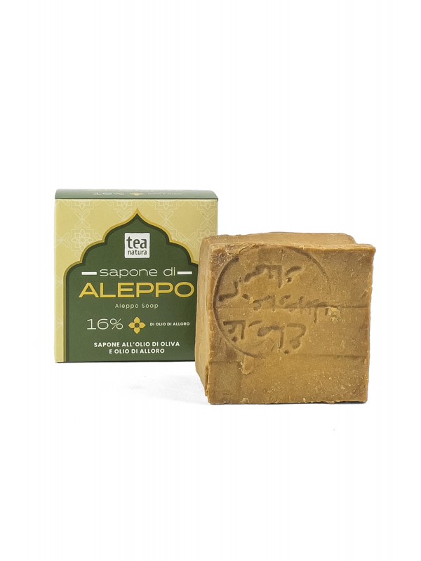 Sapone di Aleppo con olio di alloro 16% (200g) - Teanatura