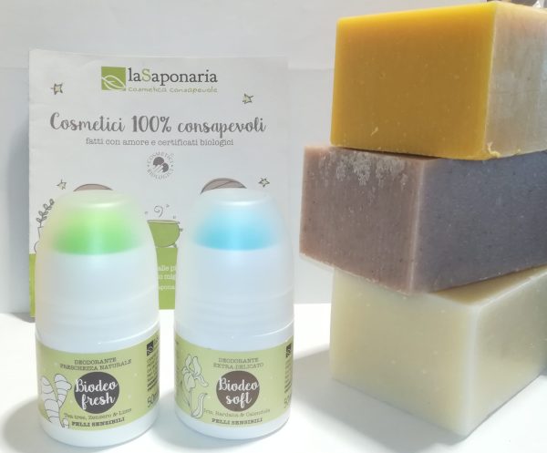 Kit "Sapone naturale + Deo roll-on" (promo4)