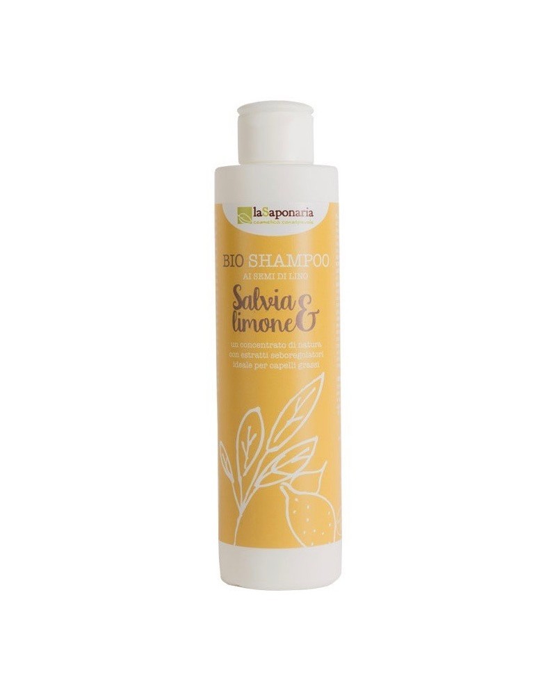 Shampoo salvia e limone (200ml) - La Saponaria