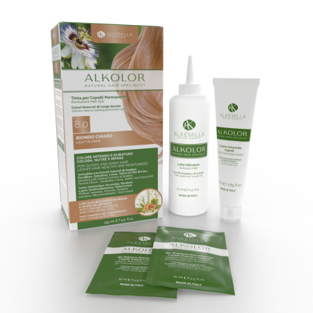 8.0 Biondo Chiaro Tinta per Capelli Permanente (155ml)