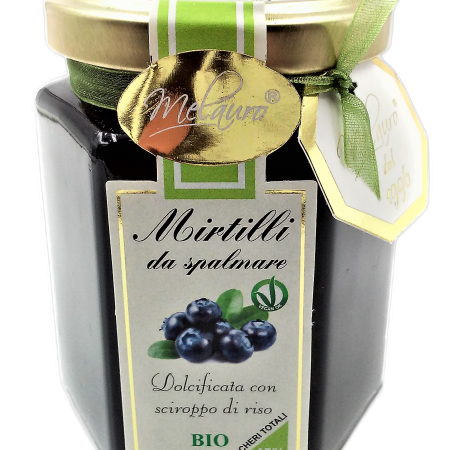 Confettura di Mirtilli con Sciroppo di Riso Bio (230gr)