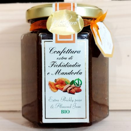 Confettura composta di Fichidindia e Mandorle Siciliani Bio (230gr)