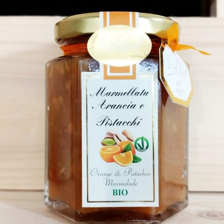 Marmellata composta di Arancia e Pistacchi Siciliani Bio (230gr)