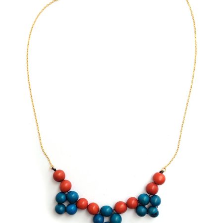 Collana Carmen Turchese e Mandarino