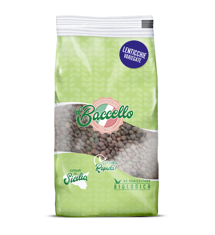 Lenticchie Variegate Siciliane Bio (400gr)