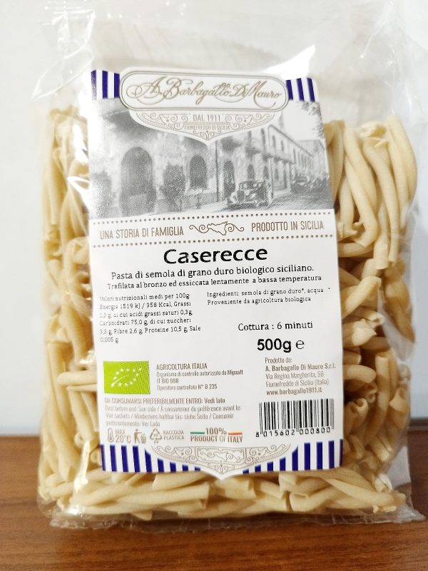 Pasta di Grano Duro Siciliano Bio