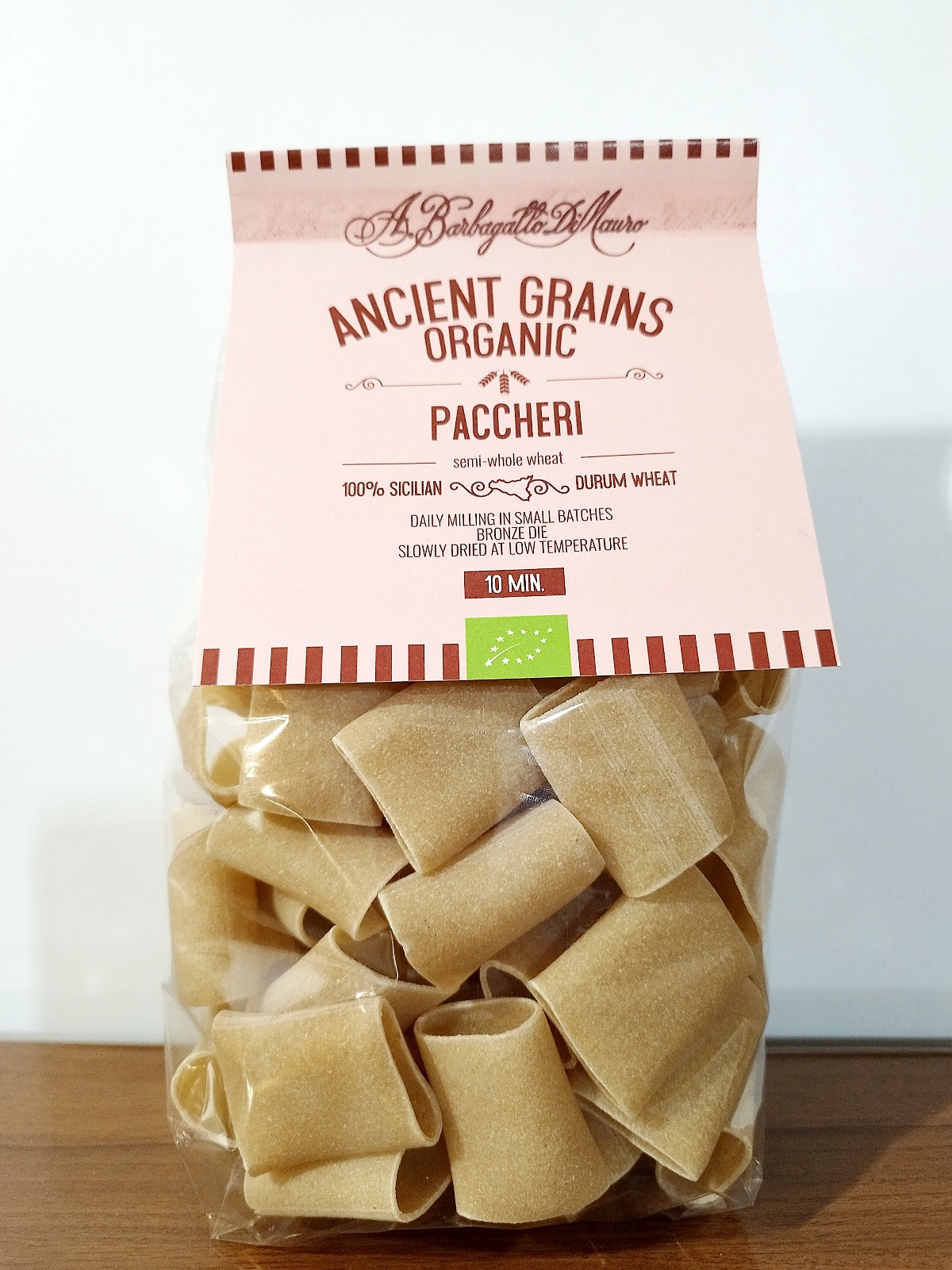Paccheri di Grani Antichi Siciliani Bio (375gr)