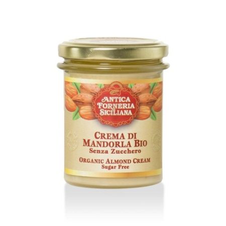 Crema di Mandorle Siciliane Senza Zucchero BIO (180gr)