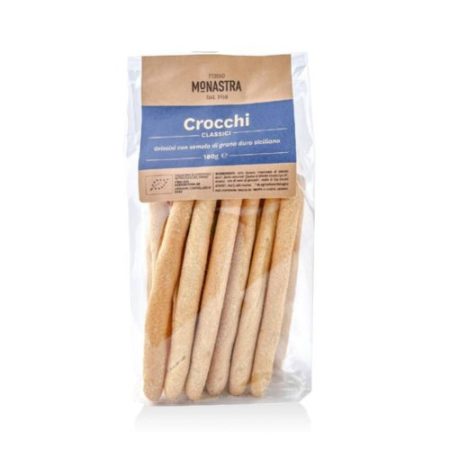 Crocchi Grissini con Farina di Grano Duro Siciliano BIO (180gr)