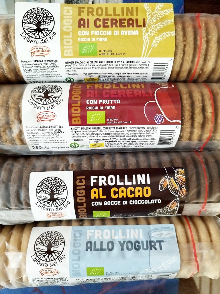 Frollini Bio in tubo (250gr)