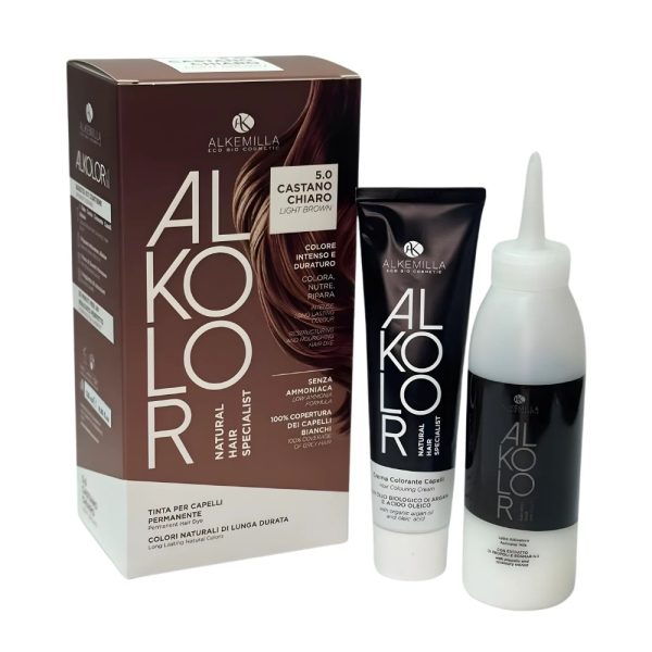 5.0 CASTANO CHIARO Tinta per Capelli Permanente (155ml)