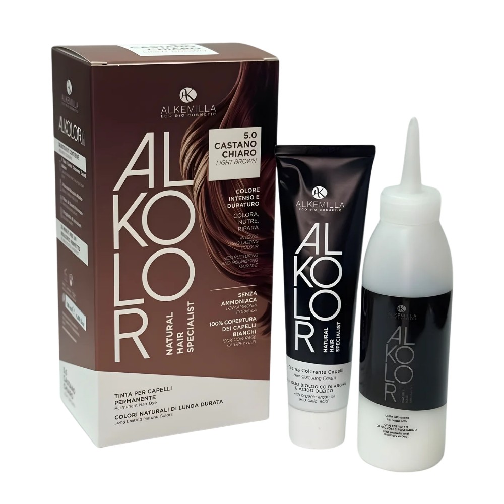 5.0 CASTANO CHIARO Tinta per Capelli Permanente (155ml)