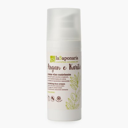 Crema Viso Nutriente - Argan e Karitè (50ml)