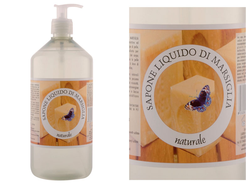 DETERGENTE liquido “SAPONE DI MARSIGLIA” Naturale (1L)