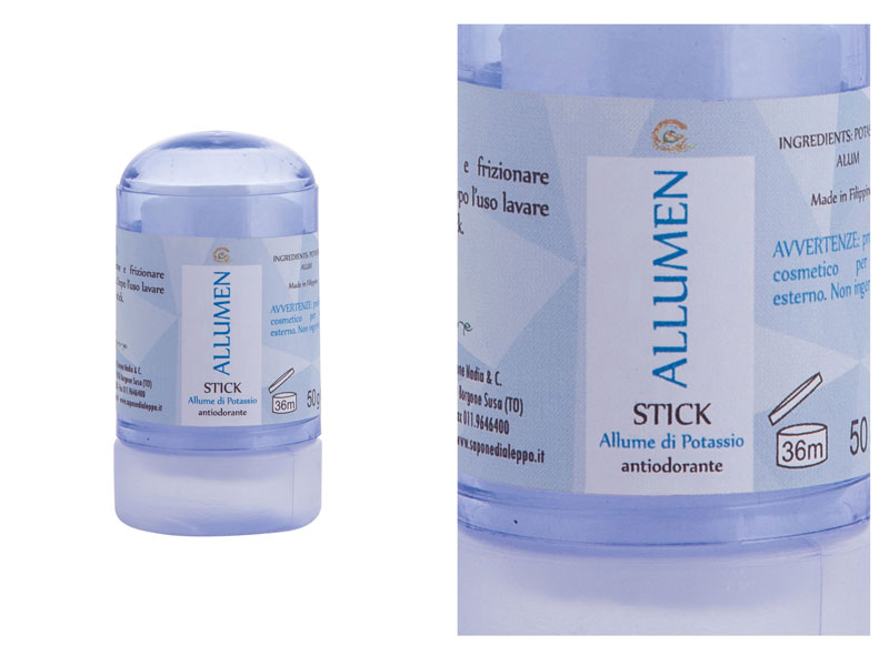 ALLUME DI POTASSIO in stick “ALLUMEN”