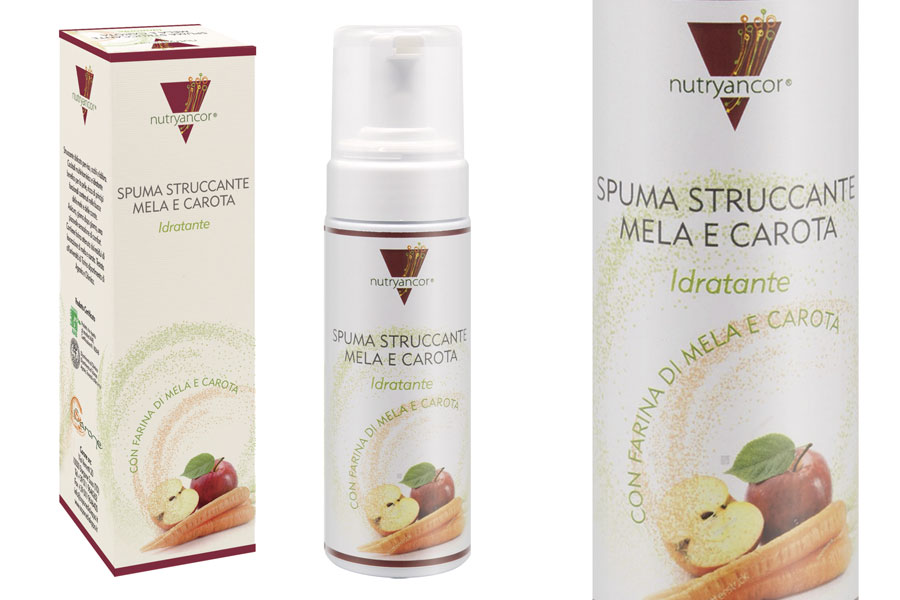 Spuma Struccante MELA e CAROTA "Nutryancor" (150 ml)