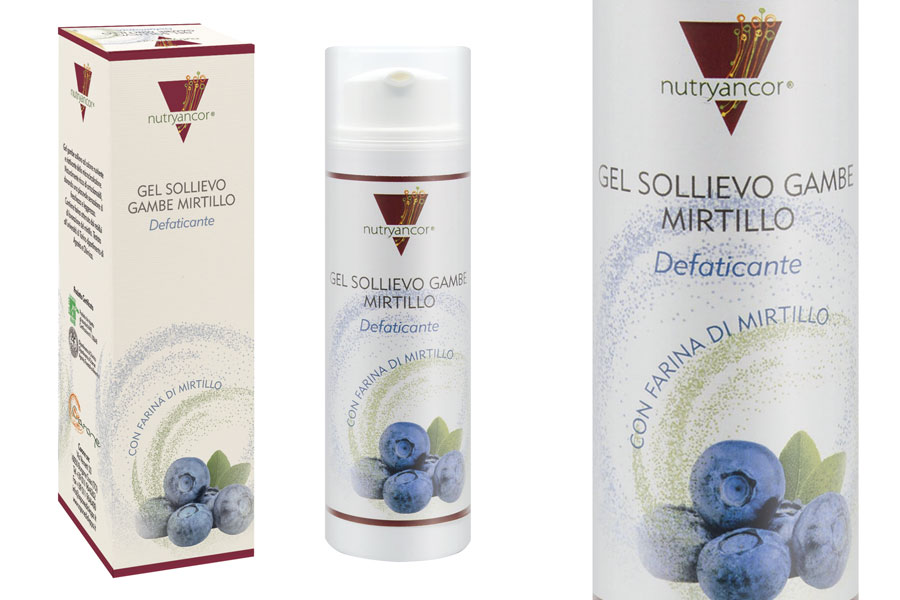 Gel sollievo gambe MIRTILLO "Nutryancor" (150 ml)