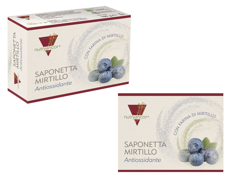 Saponetta con farina di MIRTILLO "Nutryancor" (100 g)