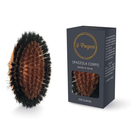SPAZZOLA in RAME esfoliante corpo "I Preziosi"